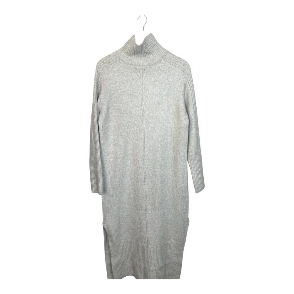 H&M Knit Wool-Blend Dress Women's Size Small‎ Light Gray